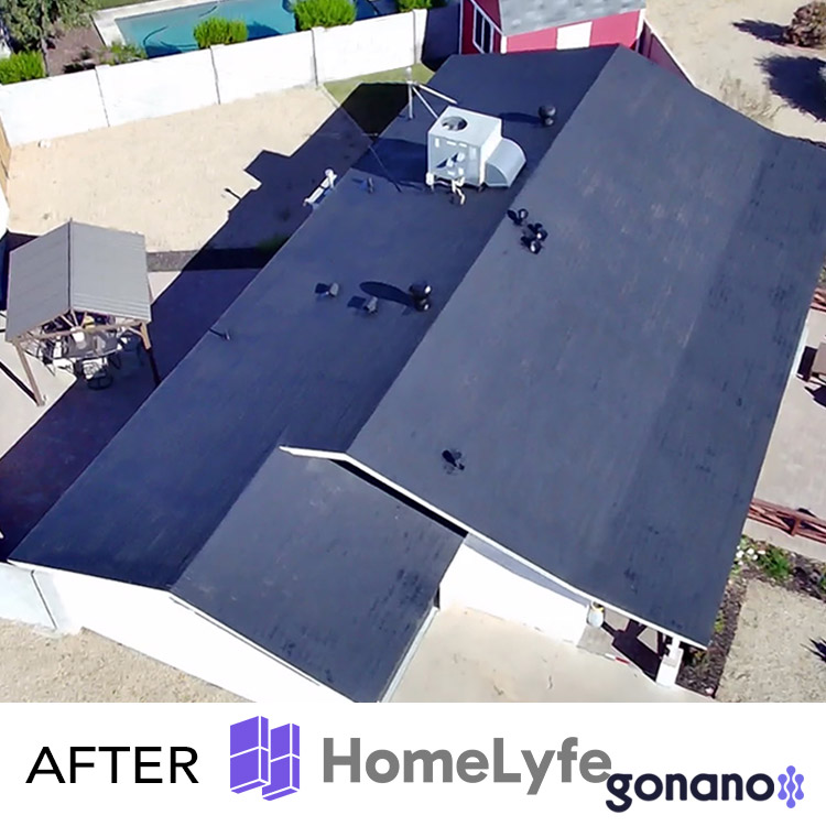 HomeLyfe Roofing With GoNano - After GoNano Treatment